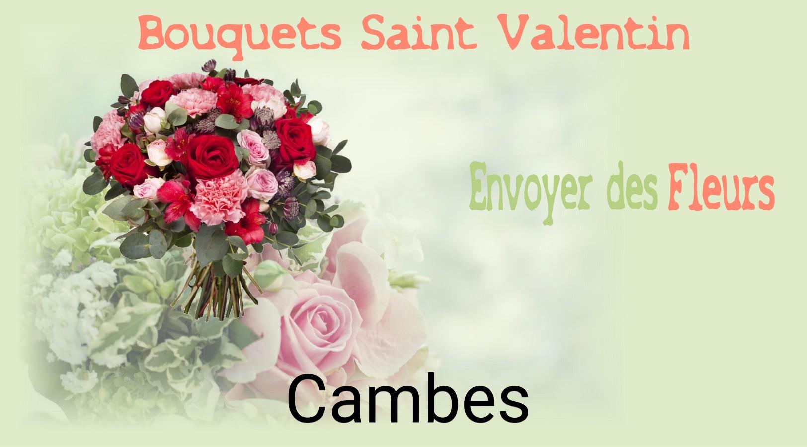 Roses de Saint-Valentin livrées à Cambes